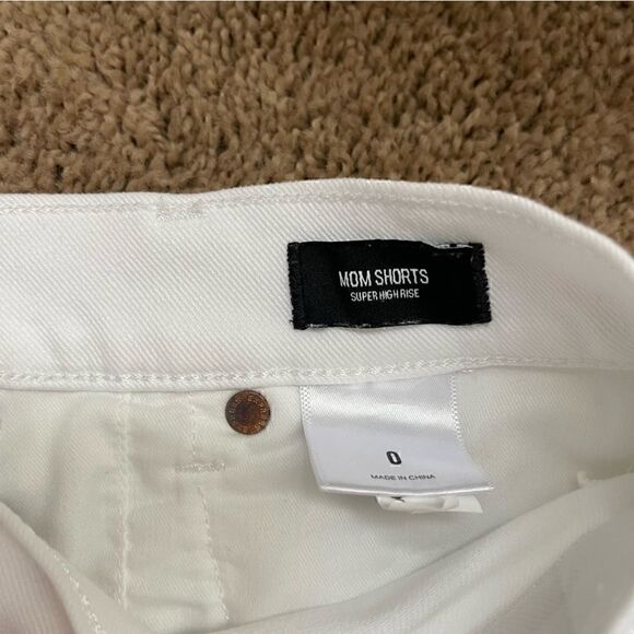 Express Super High Rise Mom Shorts - Picture 3 of 7